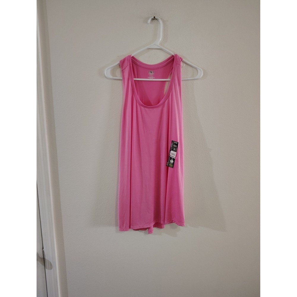 Athletic Works Womens Pink Moisture Wicking Racerback Tank Top XXL 20 AW Tank