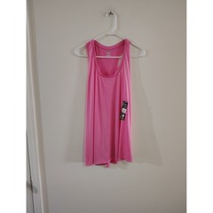 Athletic Works Womens Pink Moisture Wicking Racerback Tank Top XXL 20 AW Tank