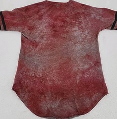 NIKE Just Do It 95 Women’s Small Shirt Procion Ice Tie Dyed Upcycled Custom LOGO