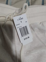New L*Space Cream Track Pants Womens Small Pink Colorblock Back At It