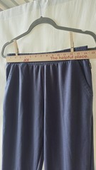 Eddie Bauer Lounge Pants Womens Small Blue Fleece Joggers Elastic Waist Pockets