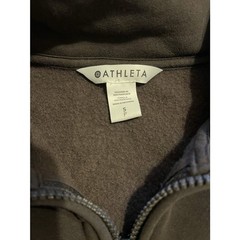 Athleta Cozy Truffle Forever Fleece 1/4 Zip Sweat Set S And MP