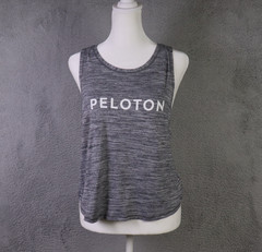 Lululemon Tank Top Womens 4 Gray Peloton Criss Cross Workout Training Gym