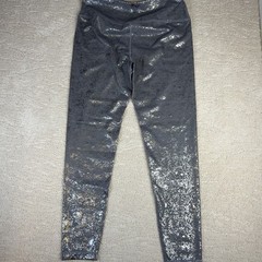 Women’s Sweaty Betty Large Shimmer Speckled Grey High Rise Leggings Full Length