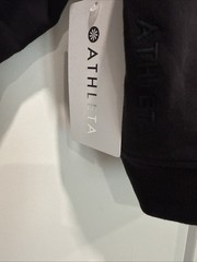 Athleta XL Forever Fleece Sweat Suit Piping Jogger Full Zip Sweatshirt 2 Piece