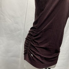 Athleta Speedligth Heather tee Size M 100%nylon Short Sleeves Active Athleisure