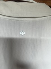 Lululemon Shirt Women 14 White Quick Drying Polo Preppy Tennis Golf Athletic