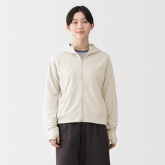 MUJI UV Protection Quick-Dry Full-Zip Hoodie XS S M L XL XXL UPF50+ Women NWT