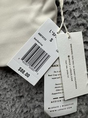 L Space Backbeat Cropped Tank Top Colorblock Size Small $88 New