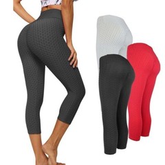 Tik Tok Womens Yoga Pants Anti-Cellulite Push Up Ruched High Waist Leggings Gym