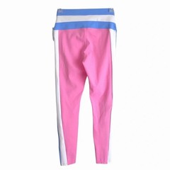 Beach Riot Women Leggings Size Medium Mariella Color Block Pink Blue White New