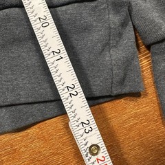 Aviator Nation Ninja Hoodie Sweater Women XS Gray Oversized Funnel Neck USA Made