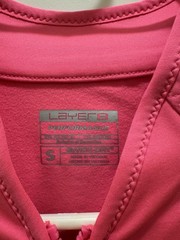 Layer 8 Performance Women’s Pink Full-Zip Jacket w/ Pockets Size S