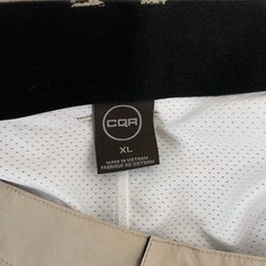 CQR Skort Womens Size XL Khaki Pockets Cotton Nylon Outdoor Hiking Active