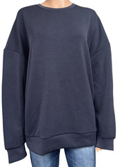 Lazypants Womens X-Large Sweatshirt Charcoal Gray Pull Over Crewneck XL New