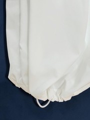 ATHLETA Women’s Low Rise Poplin Pant White Drawstring NWT Size S