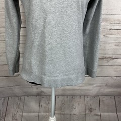 Hanna Andersson Women’s Sweatshirt Size Small Gray Twist Neckline Cotton Blend