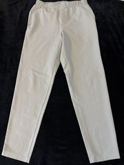 Lululemon Small Slim Fit Pants 3 Pocket Light Gray LM5AKBS New Venture Trouser