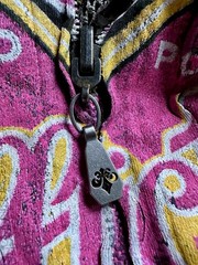 Vintage Womens Affliction Full Zip Reversible? Hoodie Size PAIR Green & Black XS