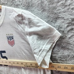 Nike USA Soccer Megan Rapinoe #15 T Shirt Women’s XL White Tee USWNT