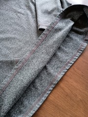 Layer 8 Women’s Gray Long Sleeve Activewear Top Thumb Holes Sz Small
