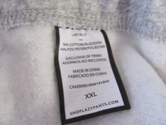 LazyPants Drawstring Full Length High Rise Fleece Jogger-Cool Gray- Size 2XL-NWT