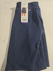 UP! Women’s Pull-On Wrap Skort With Tummy Control Navy Size-XS