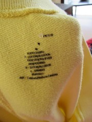 Unbranded Activewear Capri Size 33 in. Waist Yellow Elastic Drawstring Waist