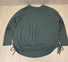 Lululemon Side Cinch Pima Cotton Long Sleeve Green Size 8