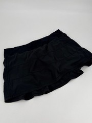 Lululemon Pace Rival Black Skort Skirt (Tall) *4-way Stretch 15″ 12 TALL
