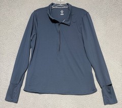 Under Armour long sleeve 1/2 zip lightweight pullover shirt womens Large