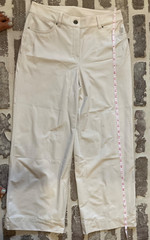 LULULEMON City Sleek 5 pocket Sz 6 Bone Utilitech