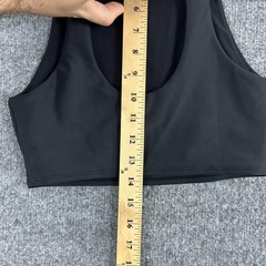 Alo Yoga Top Womens XS Airlift Fuse Bra Tank Black High Neck Tank Crop Athletic