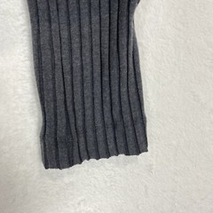 NIKE Yoga Luxe Ribbed Wrap Top Heather Charcoal Gray Long Sleeve Dri-FIT Women M