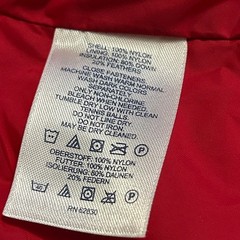 Lands’ End Women’s Bold Red Snap/ Zip Winter Coat Size XL