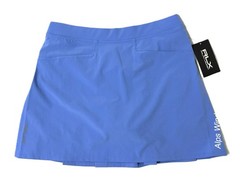 Ralph Lauren RLX GOLF Stretch 15″ Back Pleated Skort Summer Blue SZ. S NWT$138