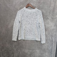 Eddie Bauer Small Women’s White Heather Sweatshirt Poly Acrylic Blend