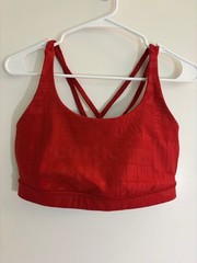 Lululemon Red Manifesto 20Y Anniversary Energy Bra 10