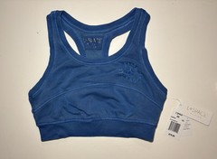 NWT L*Space Active Out of Bounds Crop Top in Blue Womens Size XS $79