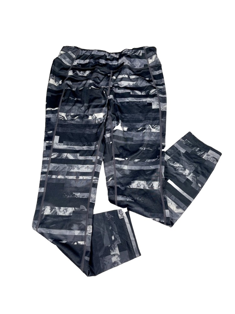 Layer 8 Performance Qwick Dri Athletic Pant Womens Sz Med Black/gray