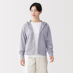 MUJI UV Protection Quick-Dry Full-Zip Hoodie XS S M L XL XXL UPF50+ Women NWT