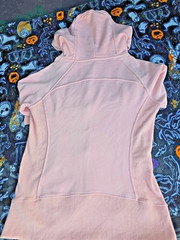 Lululemon Scuba Full Zip Hoodie Light Cotton Fleece Pink Women’s Size 6 EUC