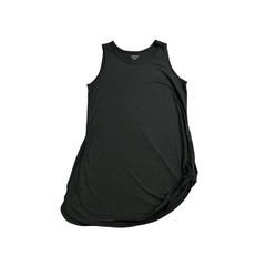 BCG Tank Top Womens Small Black New Side Knot Asymmetrical Hem Sleeveless Shirt