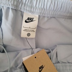 Nike Woven Pants Drawstring Waist Lightweight Baby Blue Joggers Size L *NWT*