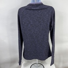 Avalanche 1/4 Button Snap Shirt Women’s Medium Long Sleeve Mock Neck Outdoor