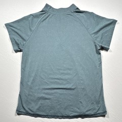 Vldnery Women’s Blue XL Short Sleeve 1/4 Zip Mock Neck Stretch Top