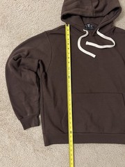Brown Forever 21 Hoodie with White Drawstrings Size L Excellent Condition