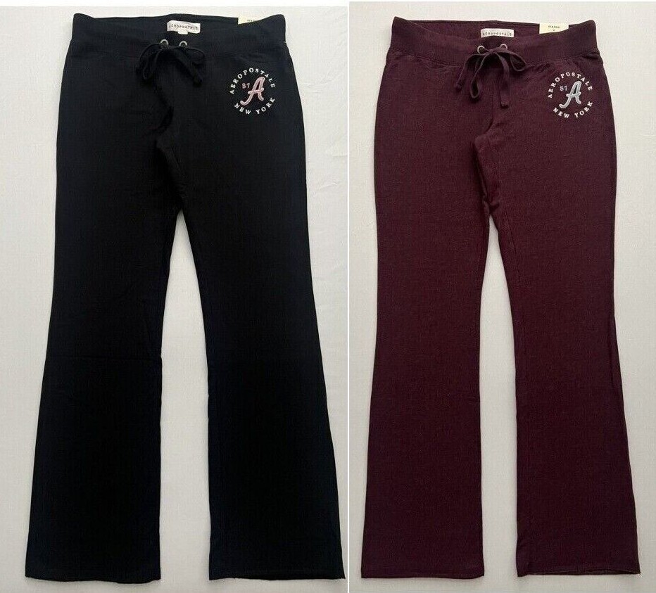 Aeropostale Aero A87 Womens Fit & Flare Sweat Pants Slim Fit XS S M L XL XXL!!