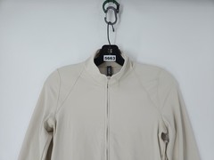 Vuori All The Feels Full Zip Jacket Women’s – Bone New Size Small