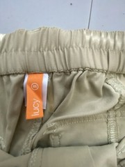 Lucy Women’s Sz Medium Beige Stretch Nylon Trek Trail Athleisure Bermuda Shorts